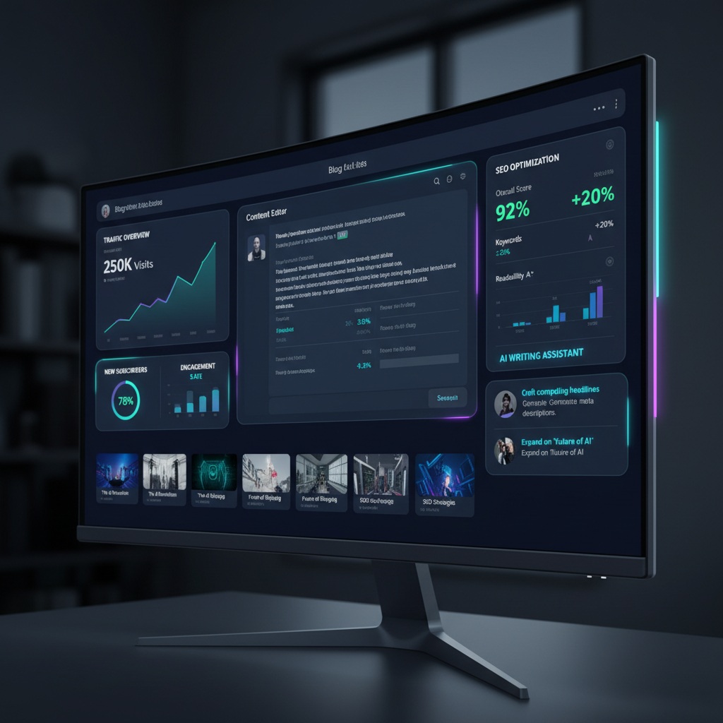 Top AI Tools for Bloggers Content Strategy Workspace