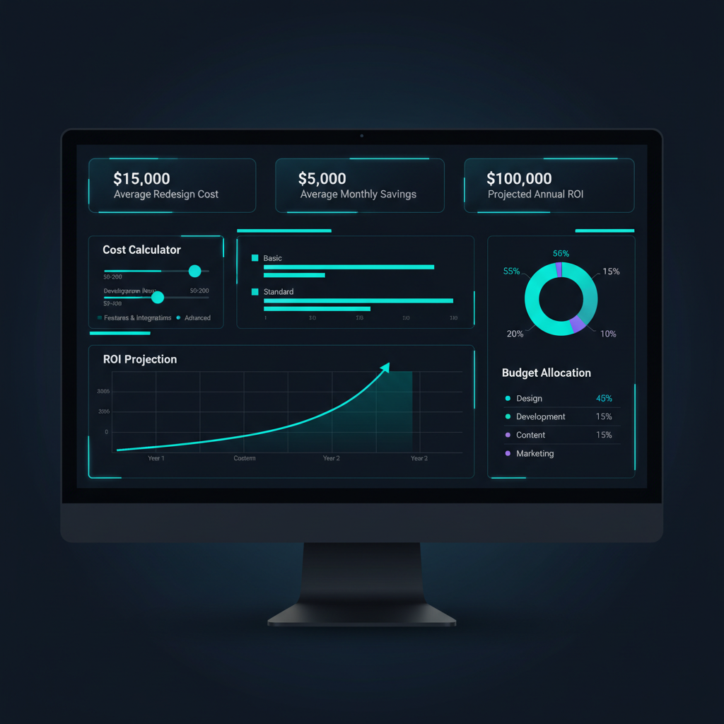 Average Website Redesign Cost Comparison Matrix