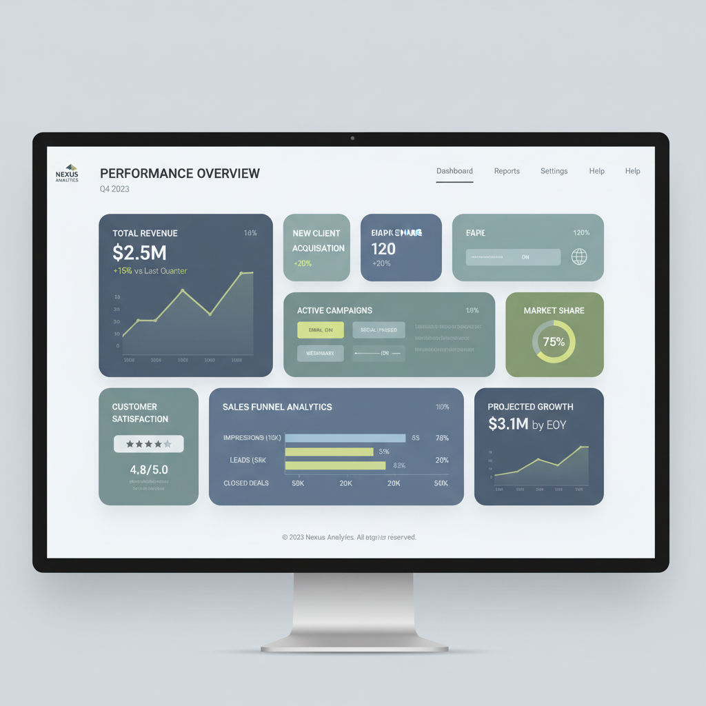 B2B Corporate Website Redesign Interface