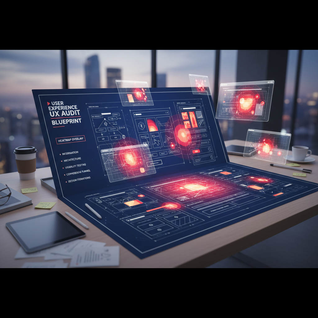 UX Website Redesign Heatmap and Audit Dashboard