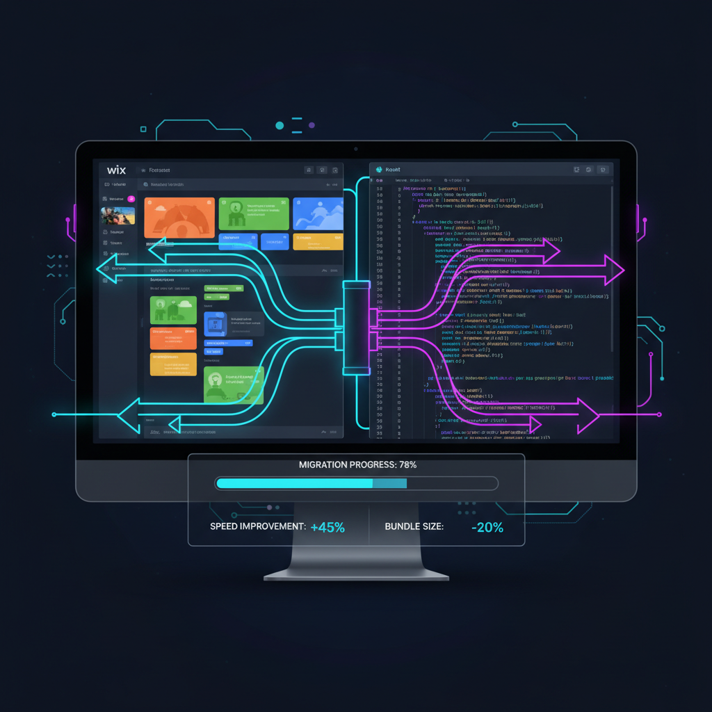 Wix Website Redesign with AI Dashboard